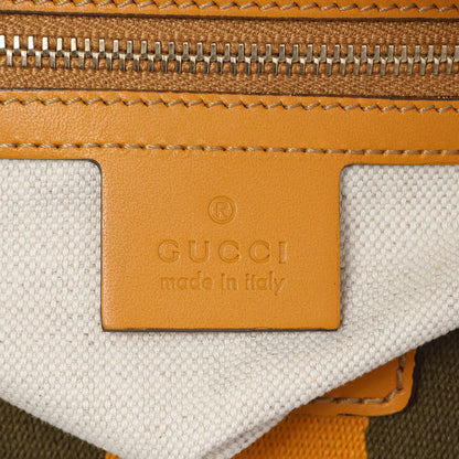 Exclusive Gucci Monogram Vintage Web Small Boston — Detail View