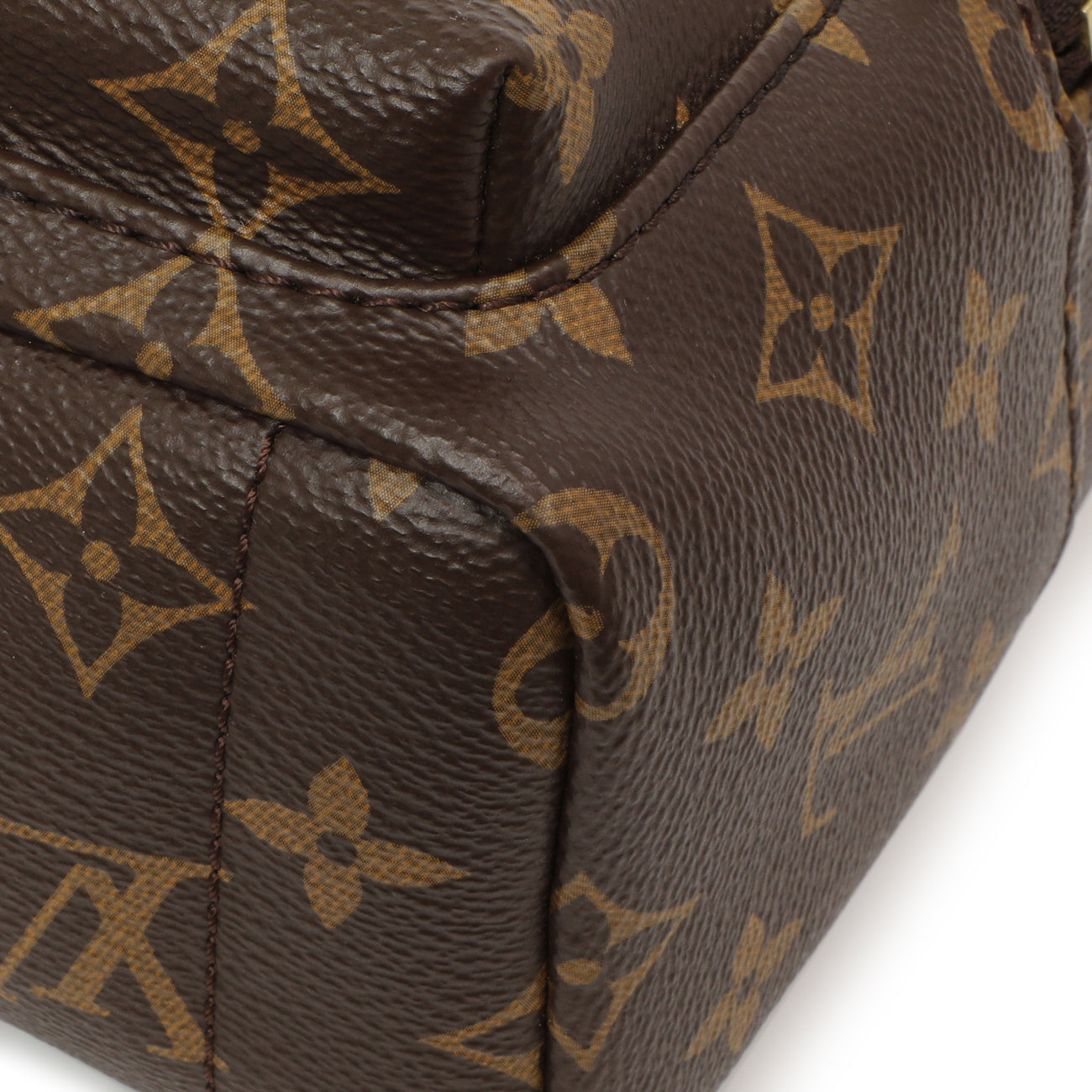 Exclusive Louis Vuitton Monogram Palm Springs Backpack Mini — Detail View