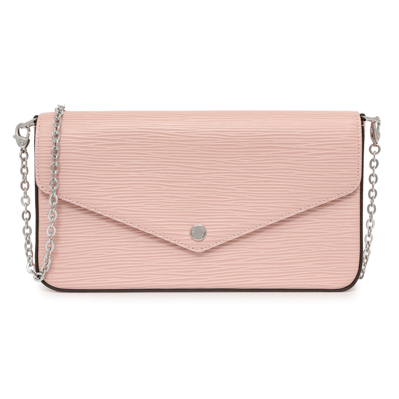 Exclusive Louis Vuitton Rose Ballerine Epi Pochette Felicie — Side View