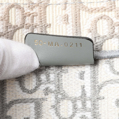 Exclusive Christian Dior Grey Oblique Medium Book Tote — Alternate View 14