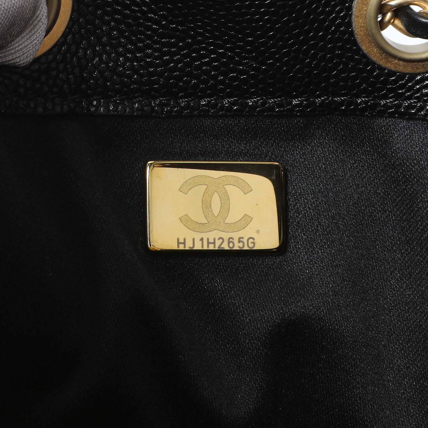 Exclusive Chanel Black Caviar Quilted Small Chanel 25 Handbag — Alternate View 10
