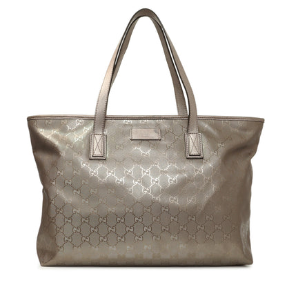 Exclusive Gucci Mauve Imprime Monogram Zipped Tote — Front View