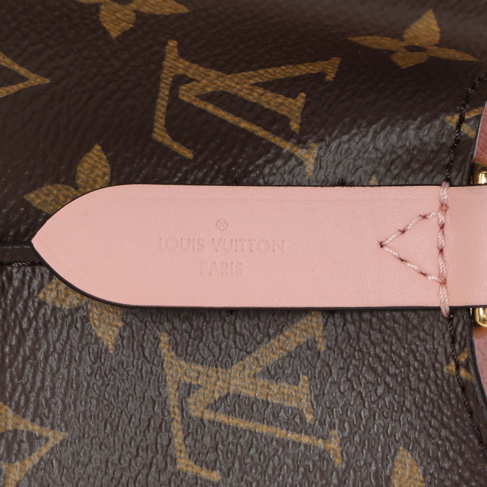 Exclusive Louis Vuitton Monogram Rose Poudre Neonoe MM — Detail View