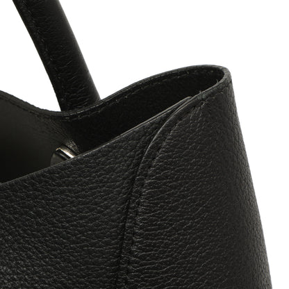 Exclusive Christian Dior Black Grained Calfskin Large Open Bar Tote — Alternate View 11