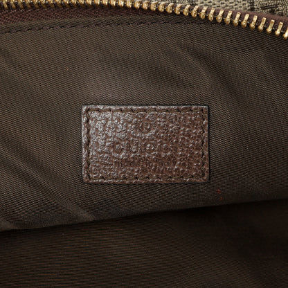 Exclusive Gucci GG Supreme Monogram Ophidia Cosmetic Case — Detail View