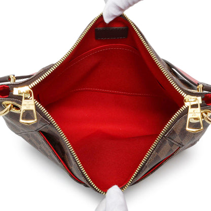 Exclusive Louis Vuitton Damier Ebene South Bank Besace — Top View