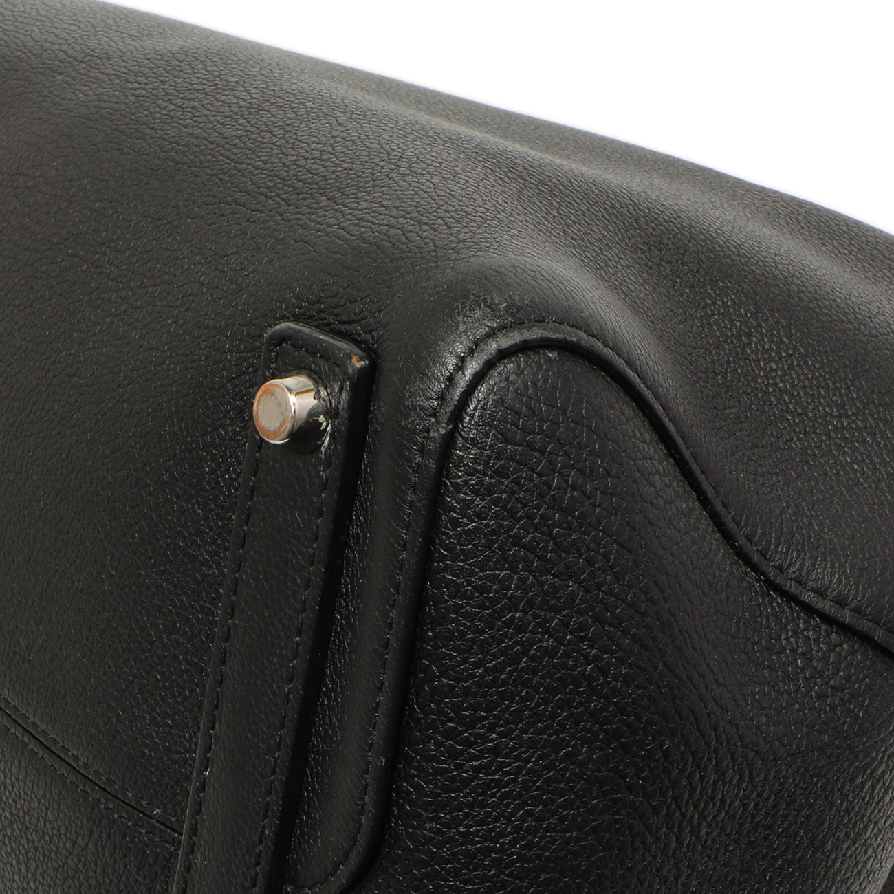 Exclusive Christian Dior Black Grained Calfskin Large Open Bar Tote — Alternate View 7