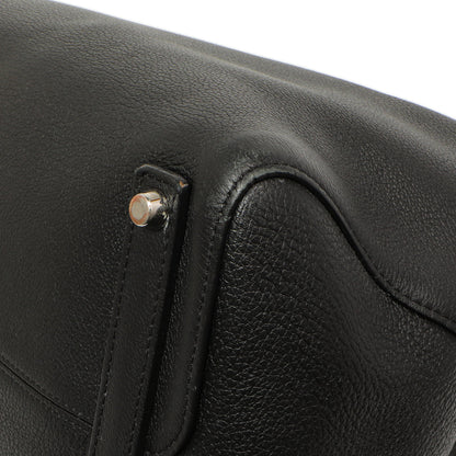 Exclusive Christian Dior Black Grained Calfskin Large Open Bar Tote — Alternate View 7