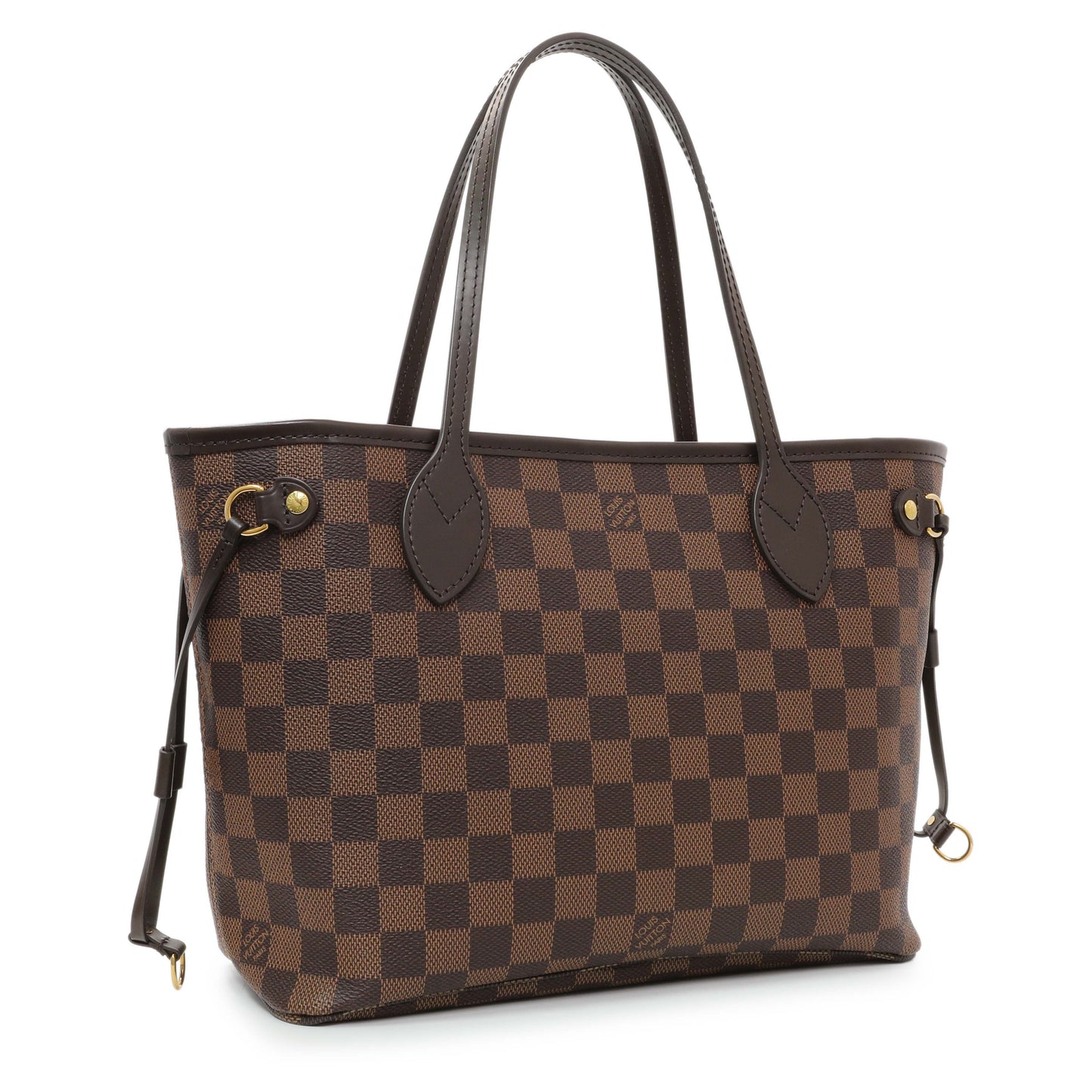 Exclusive Louis Vuitton Damier Ebene Neverfull PM — Side View