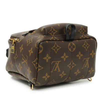 Exclusive Louis Vuitton Monogram Palm Springs Backpack Mini — Back View