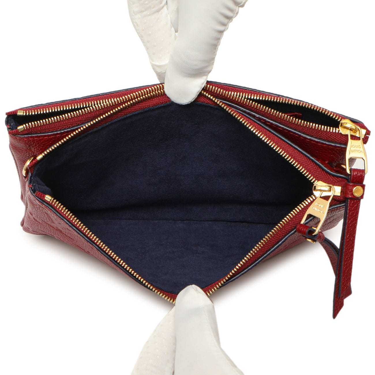 Exclusive Louis Vuitton Cherry Berry Empreinte Double Zip Pochette — Detail View