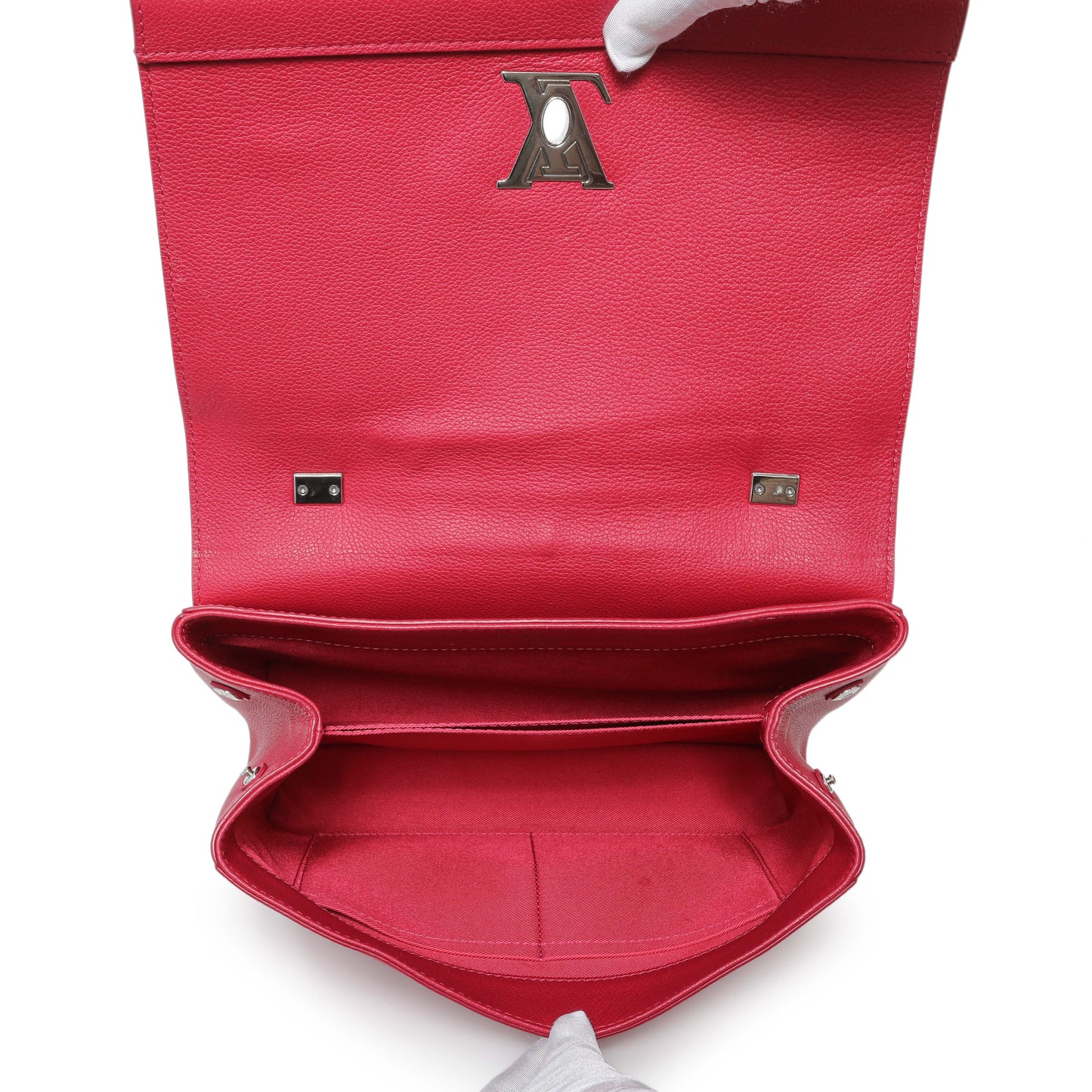 Exclusive Louis Vuitton Dahlia Soft Calfskin Lockme II Top Handle — Alternate View 8