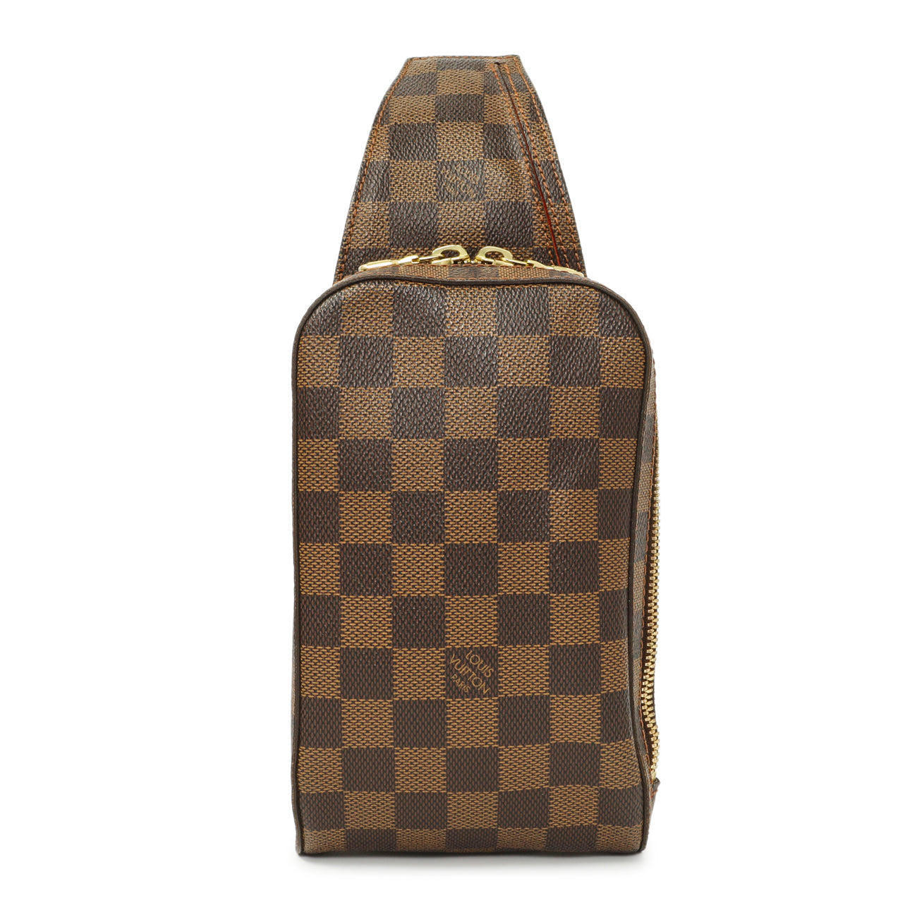Exclusive Louis Vuitton Damier Ebene Geronimos — Front View