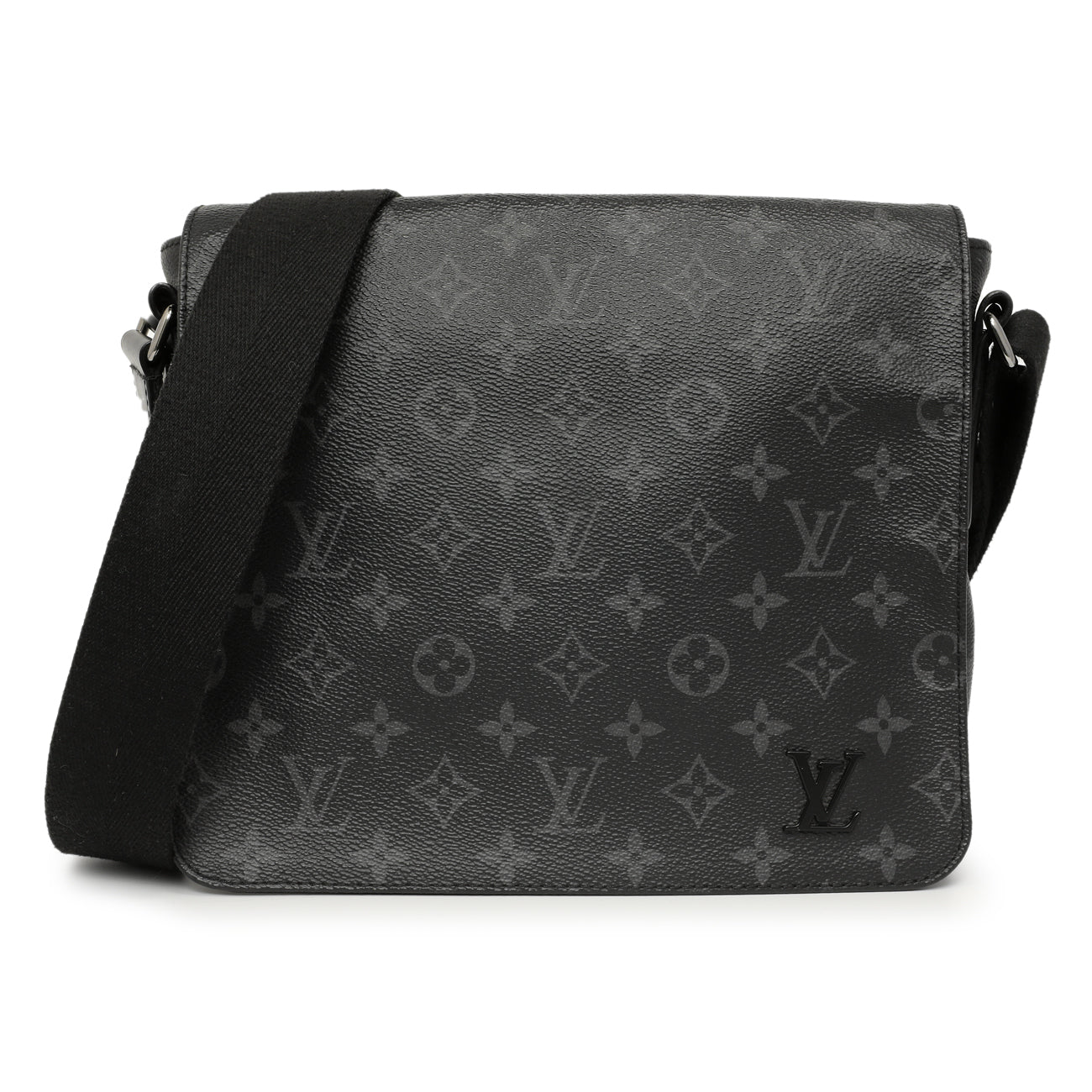 Exclusive Louis Vuitton Monogram Eclipse District PM — Front View