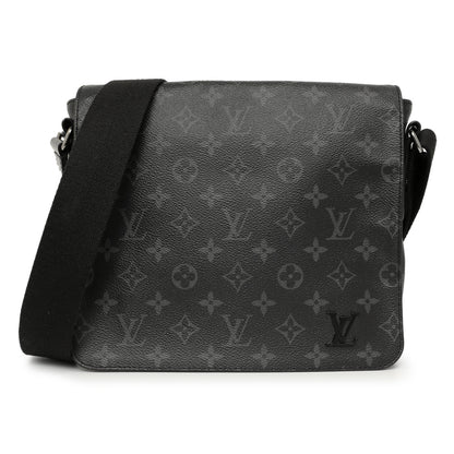 Exclusive Louis Vuitton Monogram Eclipse District PM — Front View