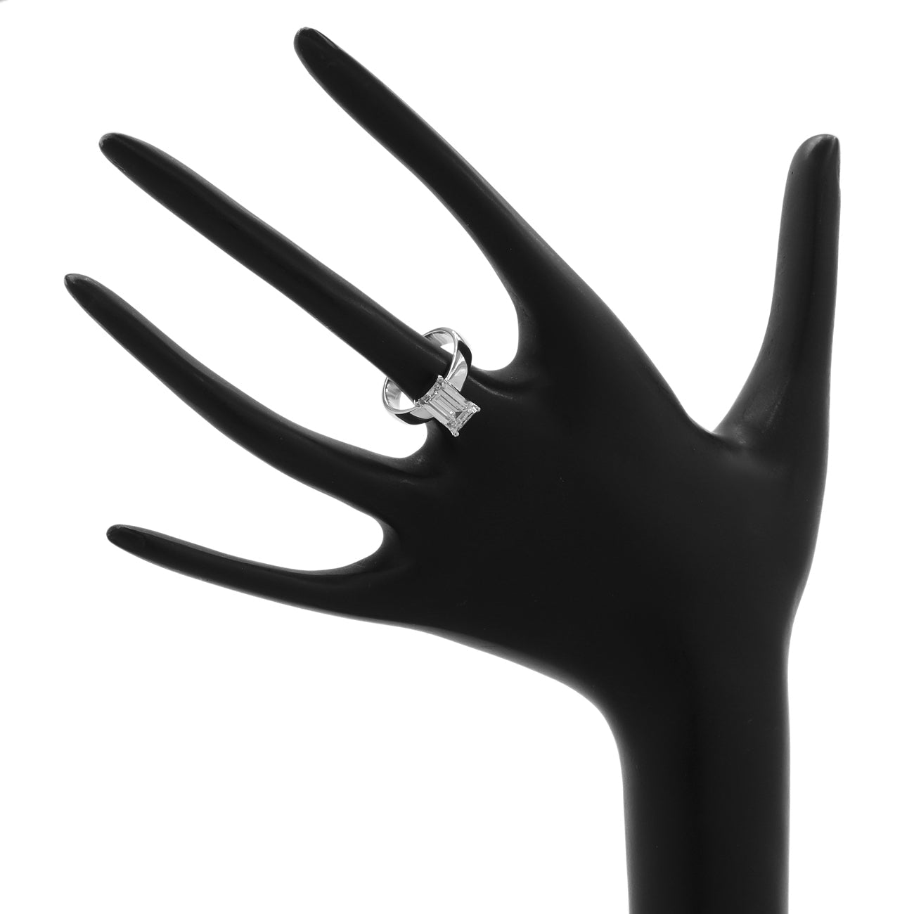 Exclusive 14K Solid Yellow Gold 1.11ct Diamond Solitaire Ring — 4.75 — Top View