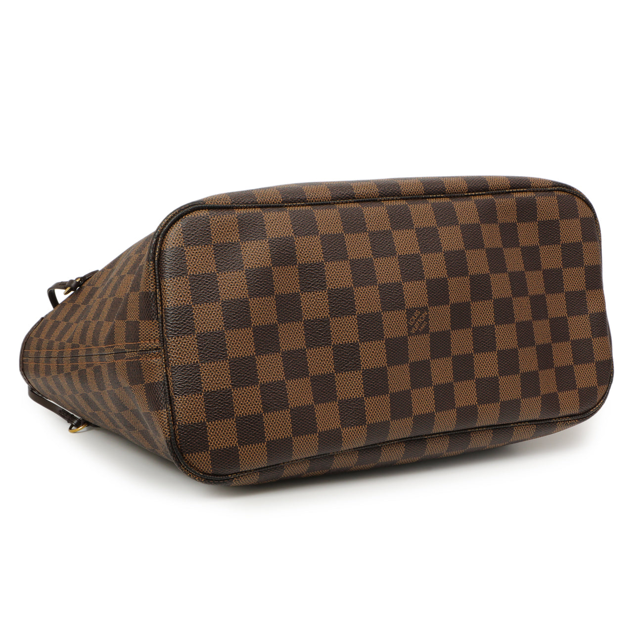 Exclusive Louis Vuitton Damier Ebene Neverfull MM — Back View