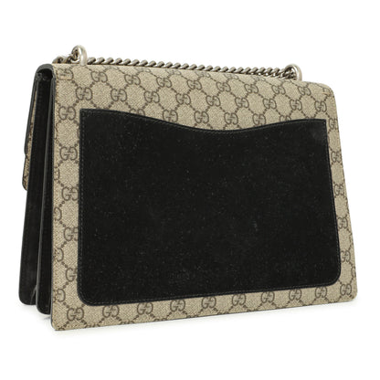 Exclusive Gucci GG Supreme Monogram Medium Dionysus Shoulder Bag — Side View