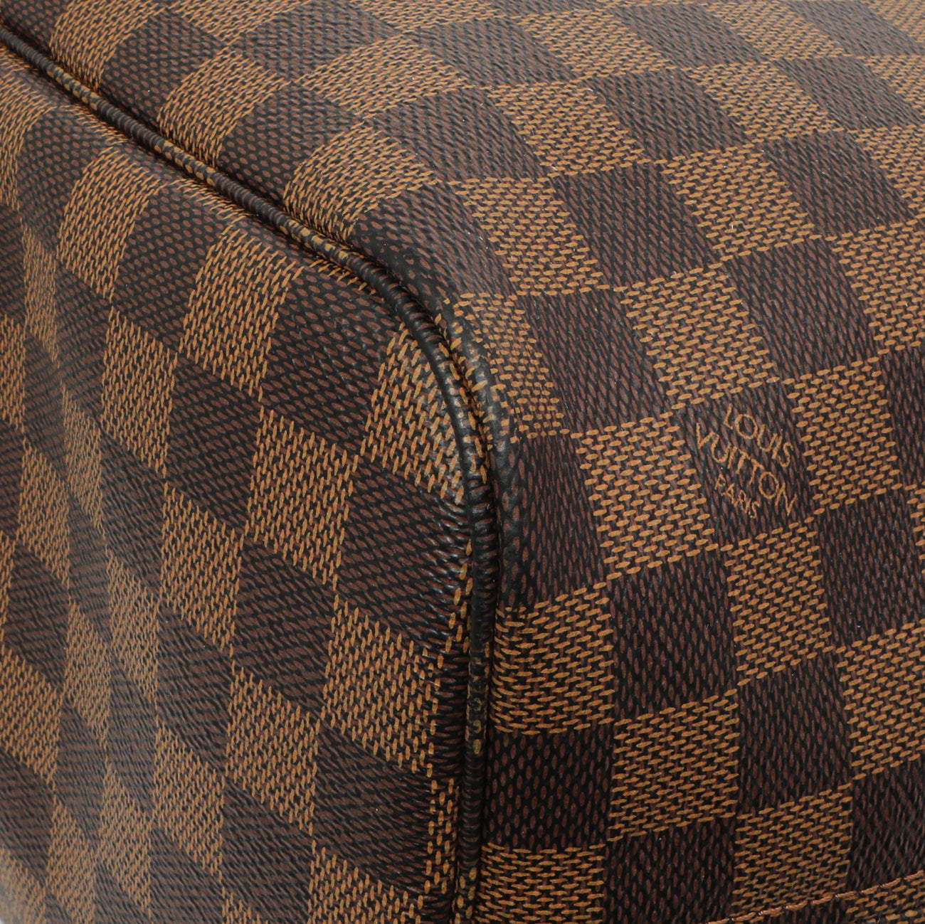 Exclusive Louis Vuitton Damier Ebene Neverfull MM — Alternate View 7