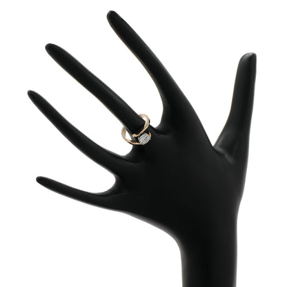 Exclusive 18K Yellow Gold 0.93 Carat Diamond Solitaire Ring — 3.5 — Back View