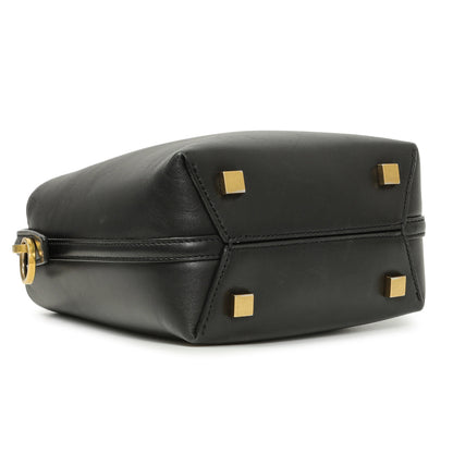 Exclusive Saint Laurent Black Calfskin Le 37 Mini Bucket Bag — Back View