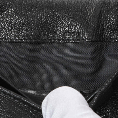 Exclusive Salvatore Ferragamo Black Calfskin Vara Bow Wallet — Alternate View 7