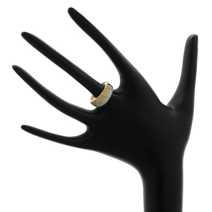 Exclusive 14K Yellow Gold 1.00 Carat Fancy Yellow Diamond Ring — 5.5 — Back View