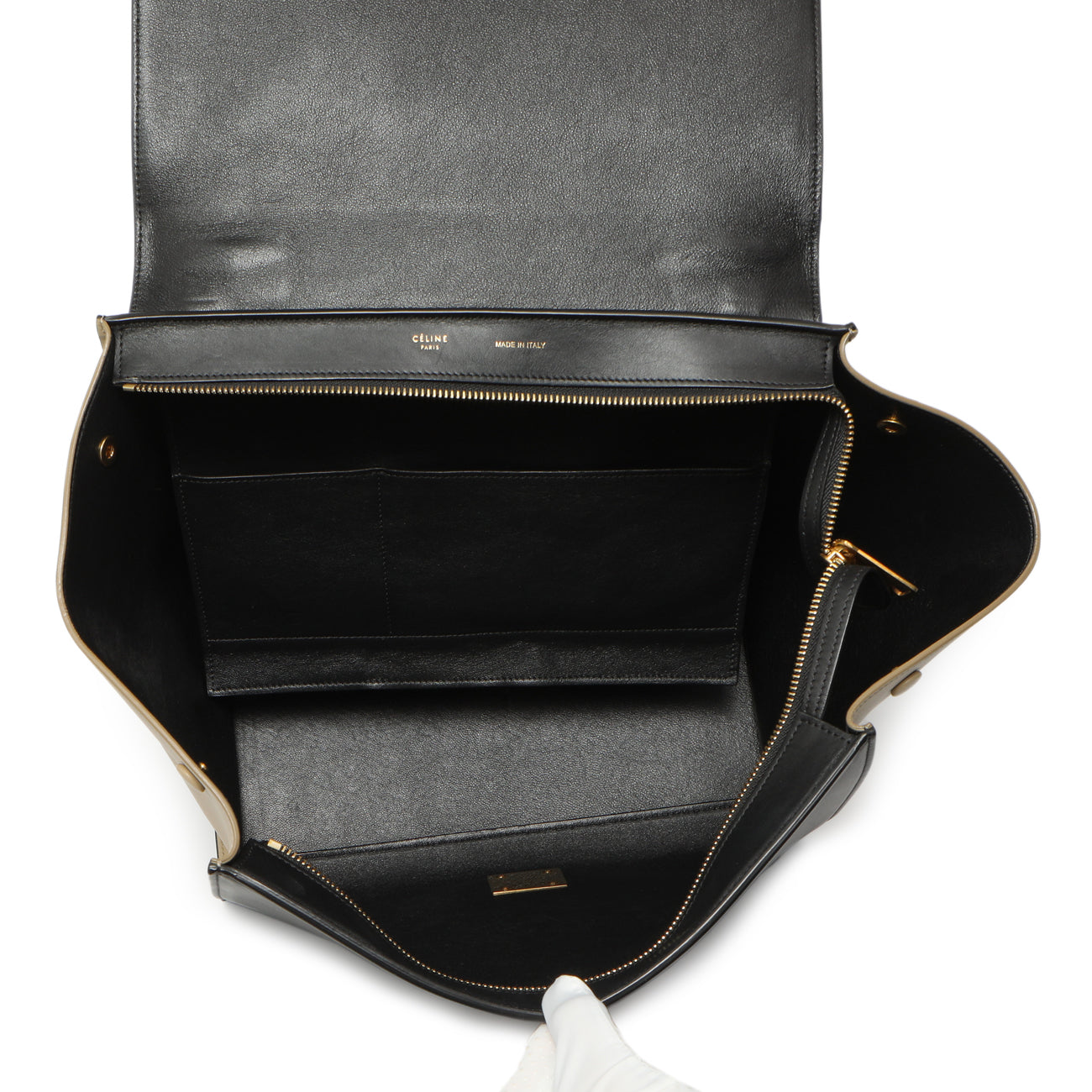 Exclusive Celine Tri-Color Calfskin Medium Trapeze — Alternate View 8