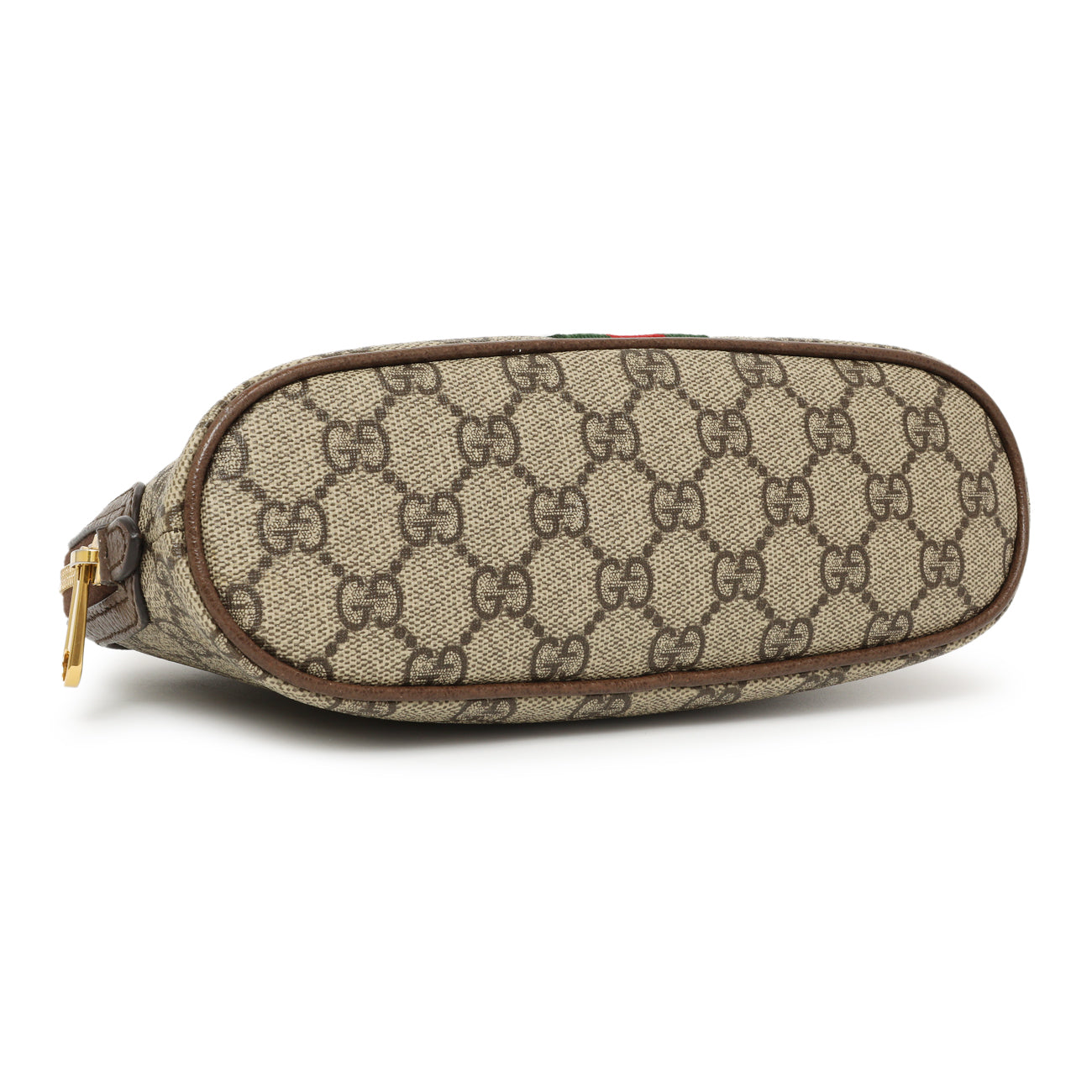 Exclusive Gucci GG Supreme Monogram Ophidia Cosmetic Case — Back View