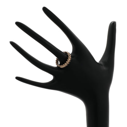 Exclusive Cartier 18K Rose Gold Small Clash De Cartier Ring — Top View