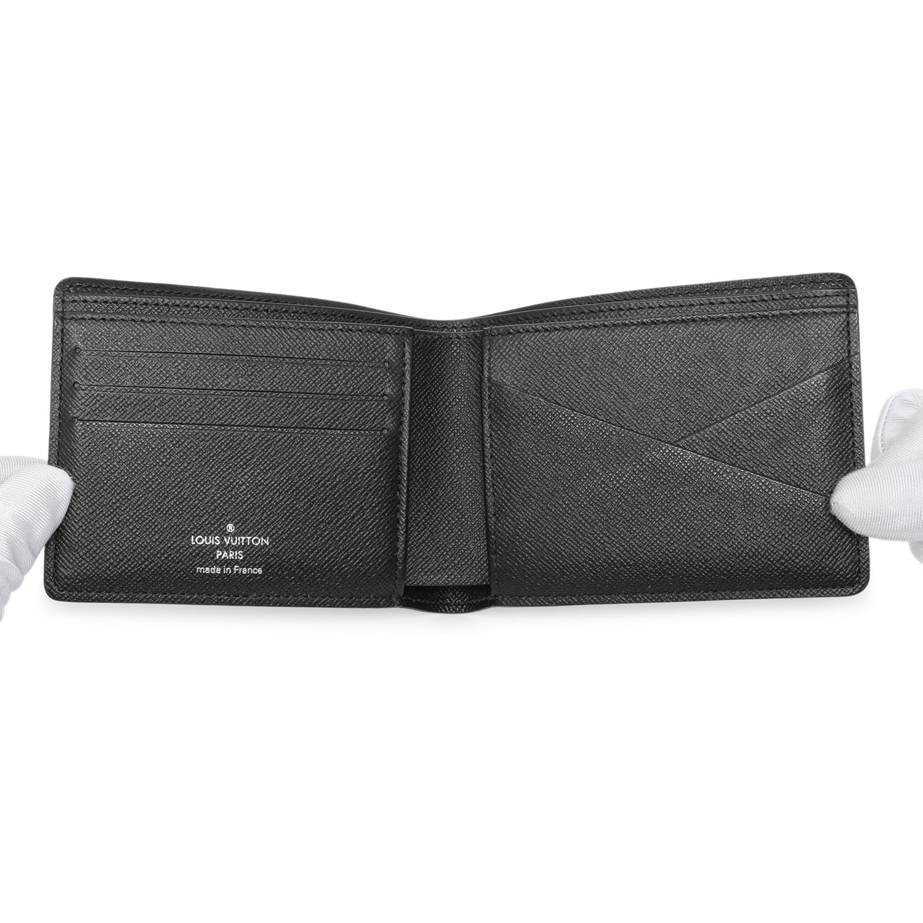 Exclusive Louis Vuitton Damier Graphite Nemeth Multiple Wallet — Top View
