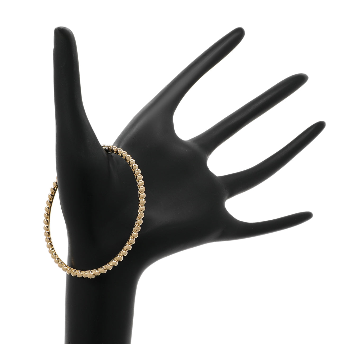 Exclusive Van Cleef & Arpels 18K Yellow Gold Perlée Pearls of Gold Bracelet — Detail View