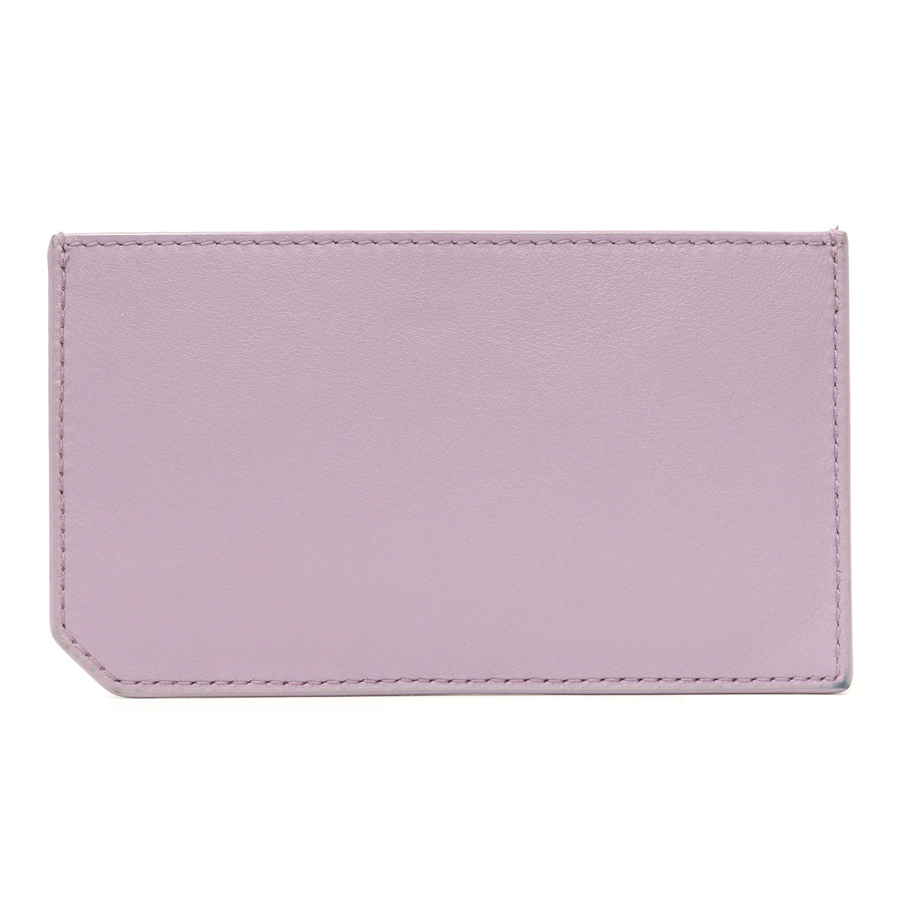 Exclusive Saint Laurent Lilac Calfskin 5 Fragments Card Holder — Side View