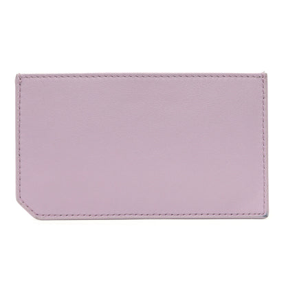 Exclusive Saint Laurent Lilac Calfskin 5 Fragments Card Holder — Side View