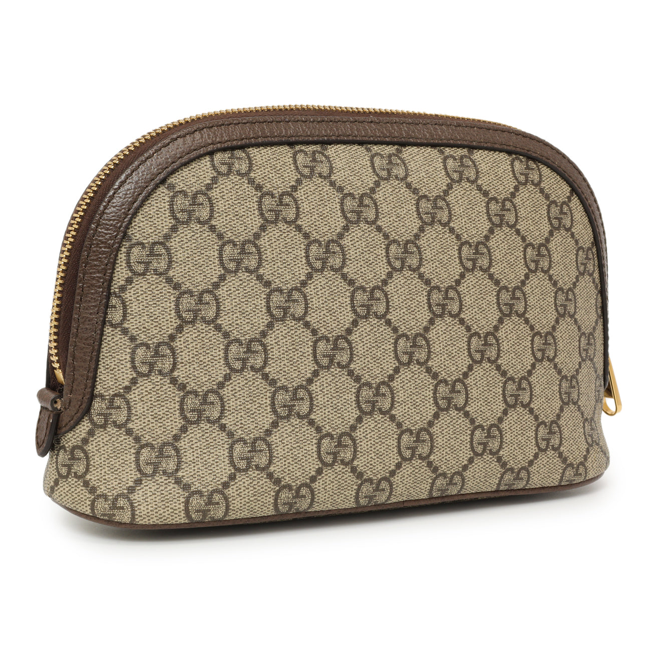 Exclusive Gucci GG Supreme Monogram Ophidia Cosmetic Case — Side View