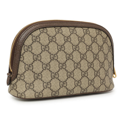 Exclusive Gucci GG Supreme Monogram Ophidia Cosmetic Case — Side View
