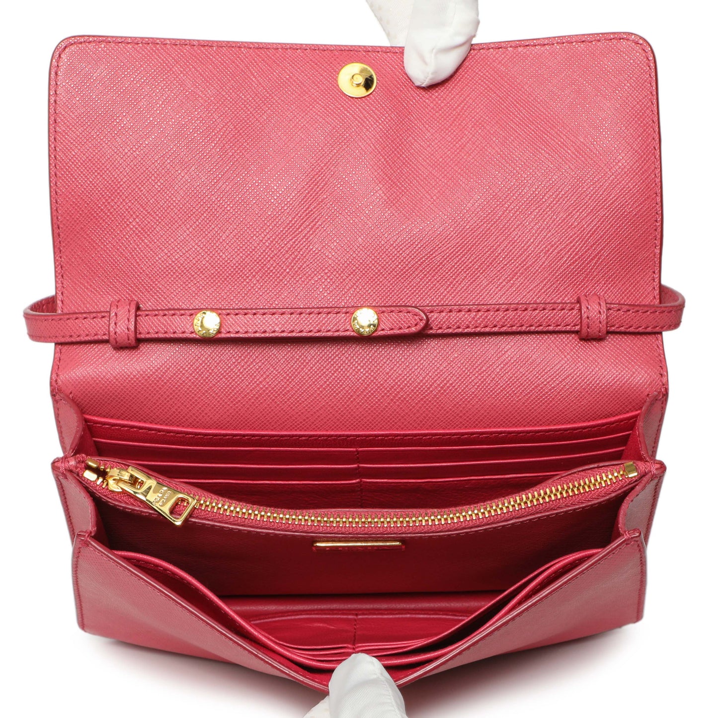 Exclusive Prada Peonia Saffiano Lux Mini Crossbody — Alternate View 9
