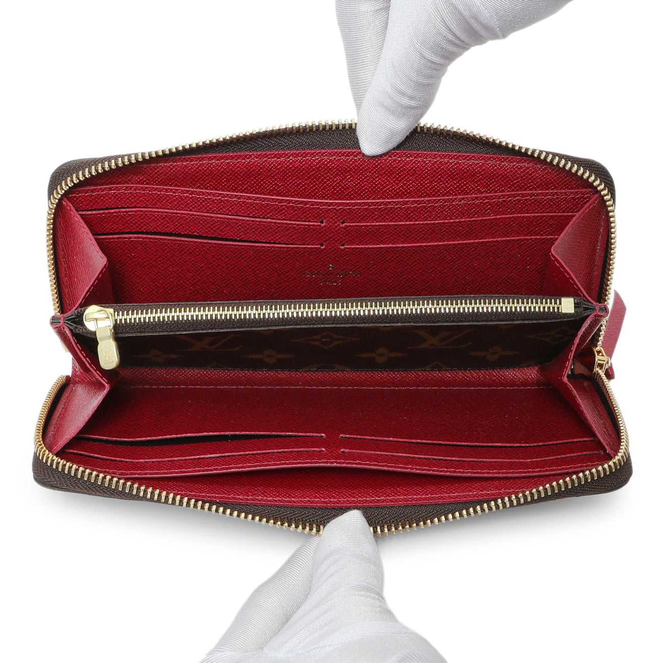 Exclusive Louis Vuitton Monogram Clemence Wallet — Top View