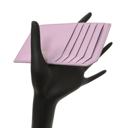 Exclusive Saint Laurent Lilac Calfskin 5 Fragments Card Holder — Alternate View 7