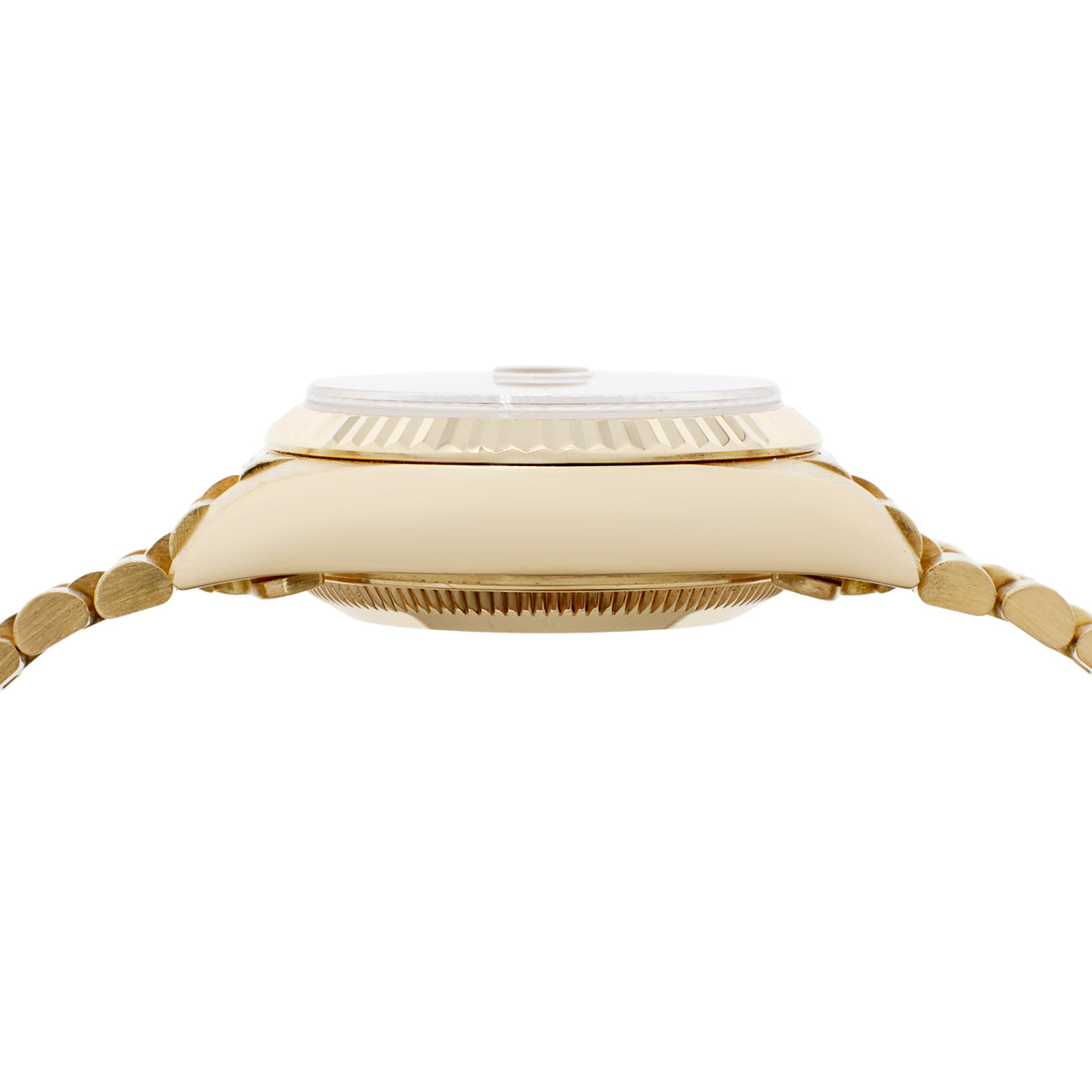 Exclusive Rolex 18K Yellow Gold Ladies Datejust President 69178 — Back View