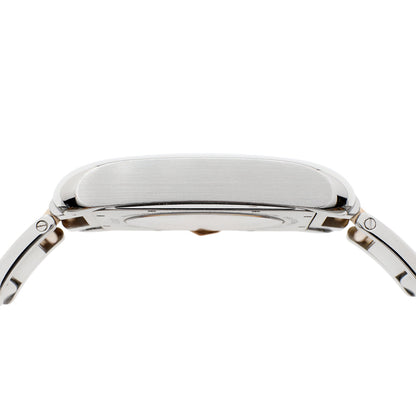 Exclusive Cartier Stainless Steel 18K Rose Gold Tank Anglaise XL W5310006 — Back View