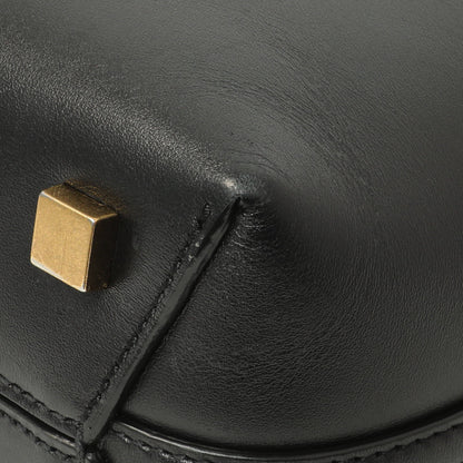 Exclusive Saint Laurent Black Calfskin Le 37 Mini Bucket Bag — Detail View