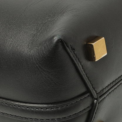 Exclusive Saint Laurent Black Calfskin Le 37 Mini Bucket Bag — Lifestyle View