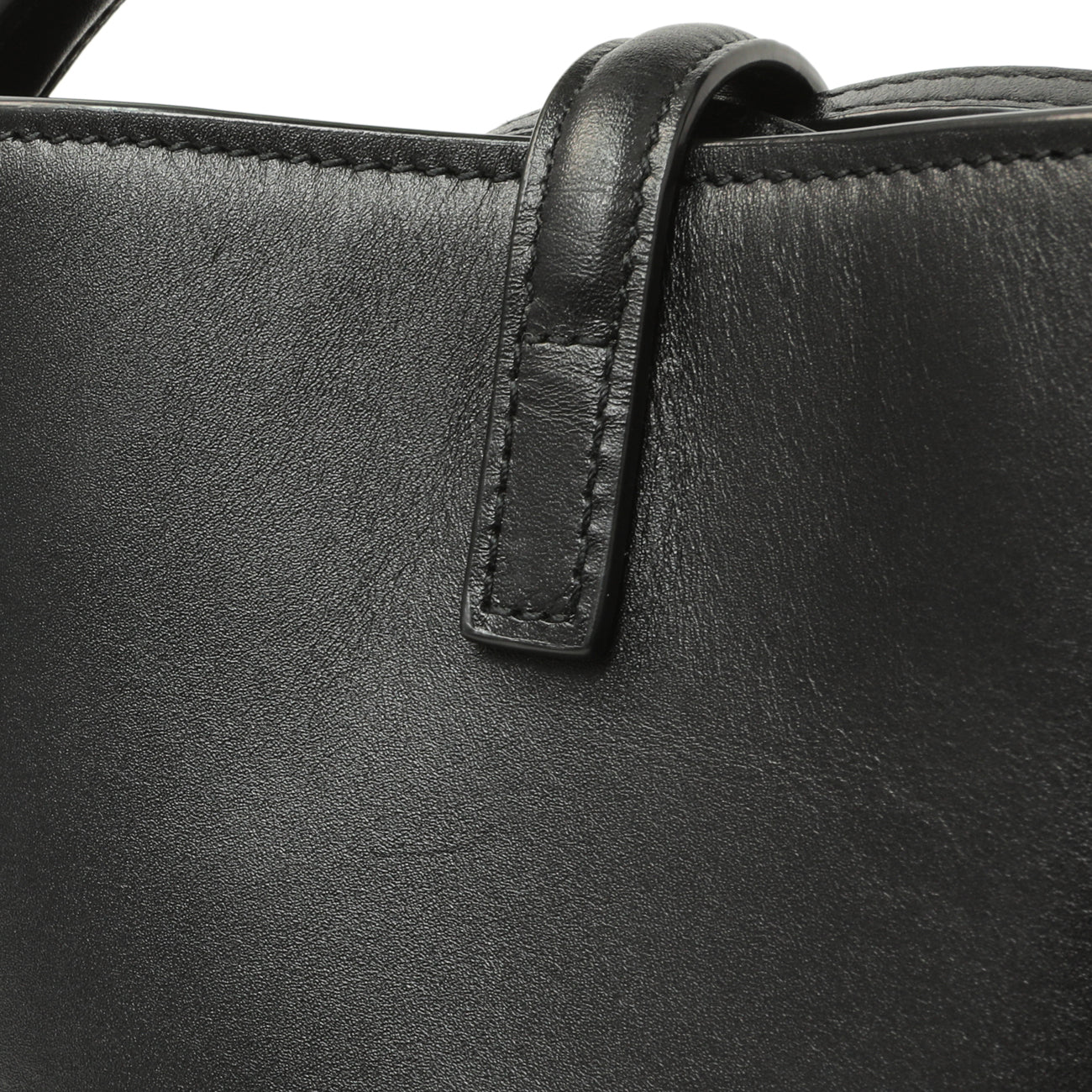 Exclusive Saint Laurent Black Calfskin Le 37 Mini Bucket Bag — Alternate View 12