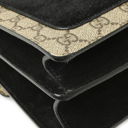 Exclusive Gucci GG Supreme Monogram Medium Dionysus Shoulder Bag — Lifestyle View
