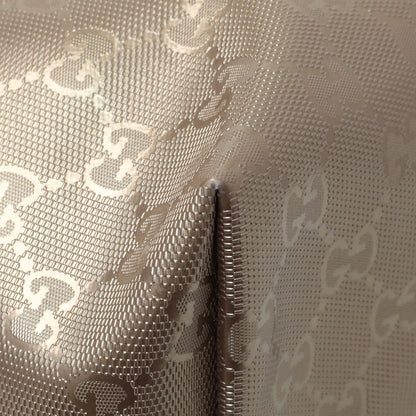 Exclusive Gucci Mauve Imprime Monogram Zipped Tote — Top View