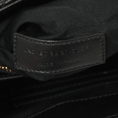 Exclusive Saint Laurent Black Calfskin Monogram Toy Loulou Crossbody — Lifestyle View