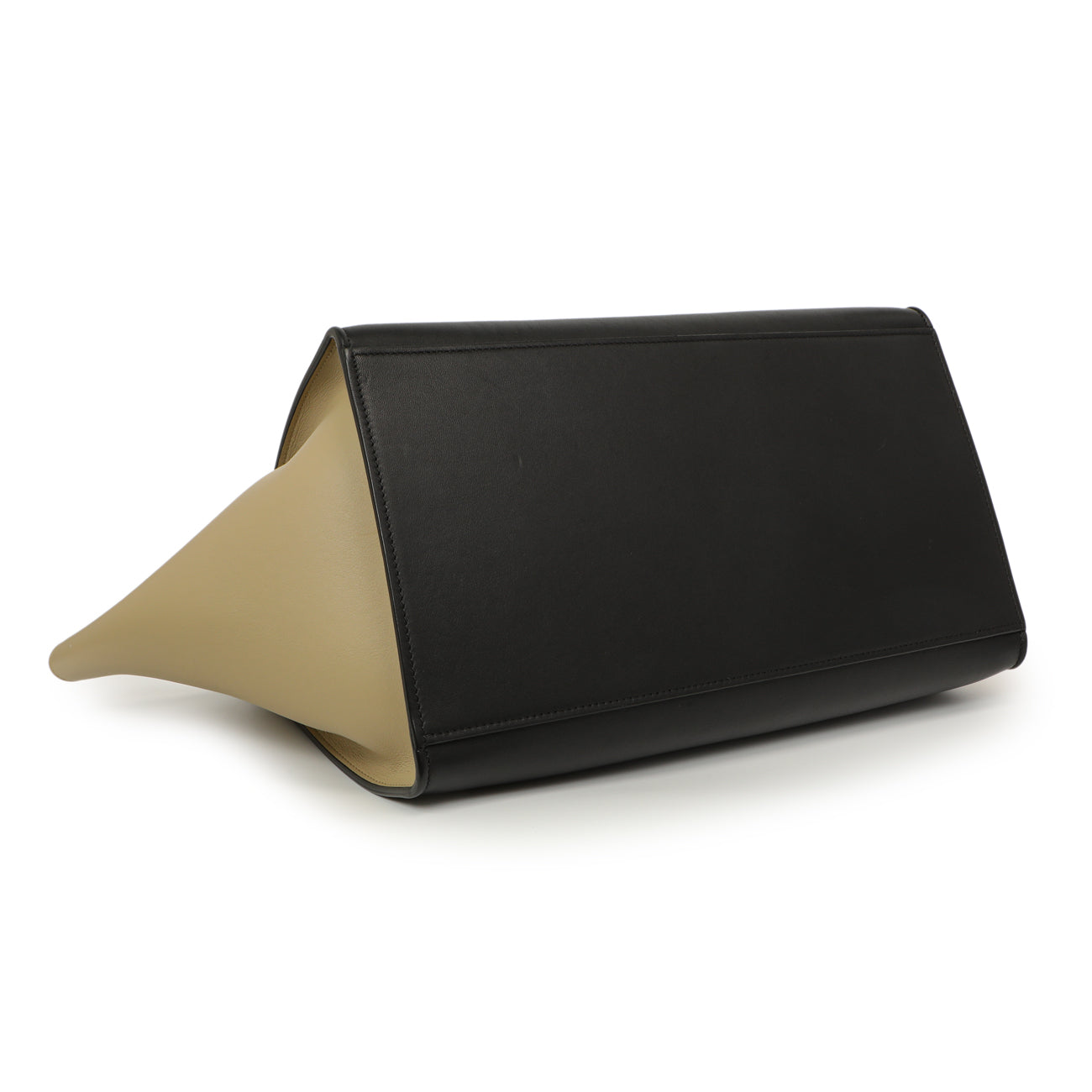 Exclusive Celine Tri-Color Calfskin Medium Trapeze — Back View