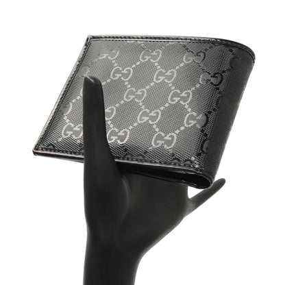 Exclusive Gucci Black Imprime Monogram Bifold Wallet — Alternate View 7