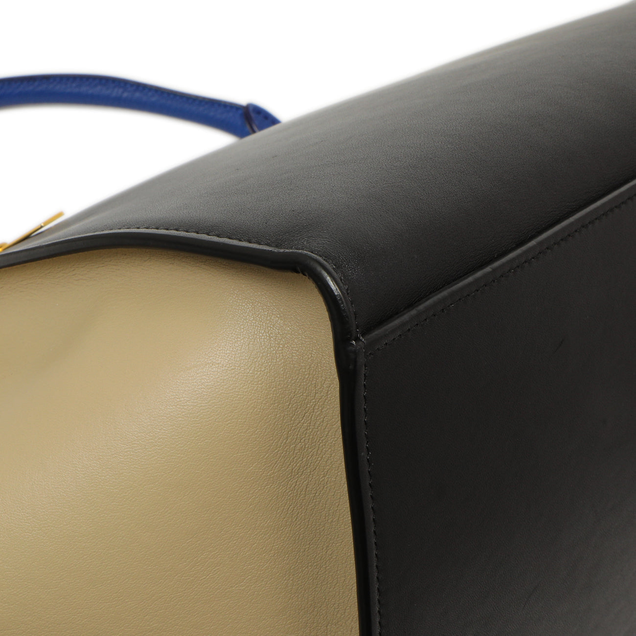 Exclusive Celine Tri-Color Calfskin Medium Trapeze — Lifestyle View